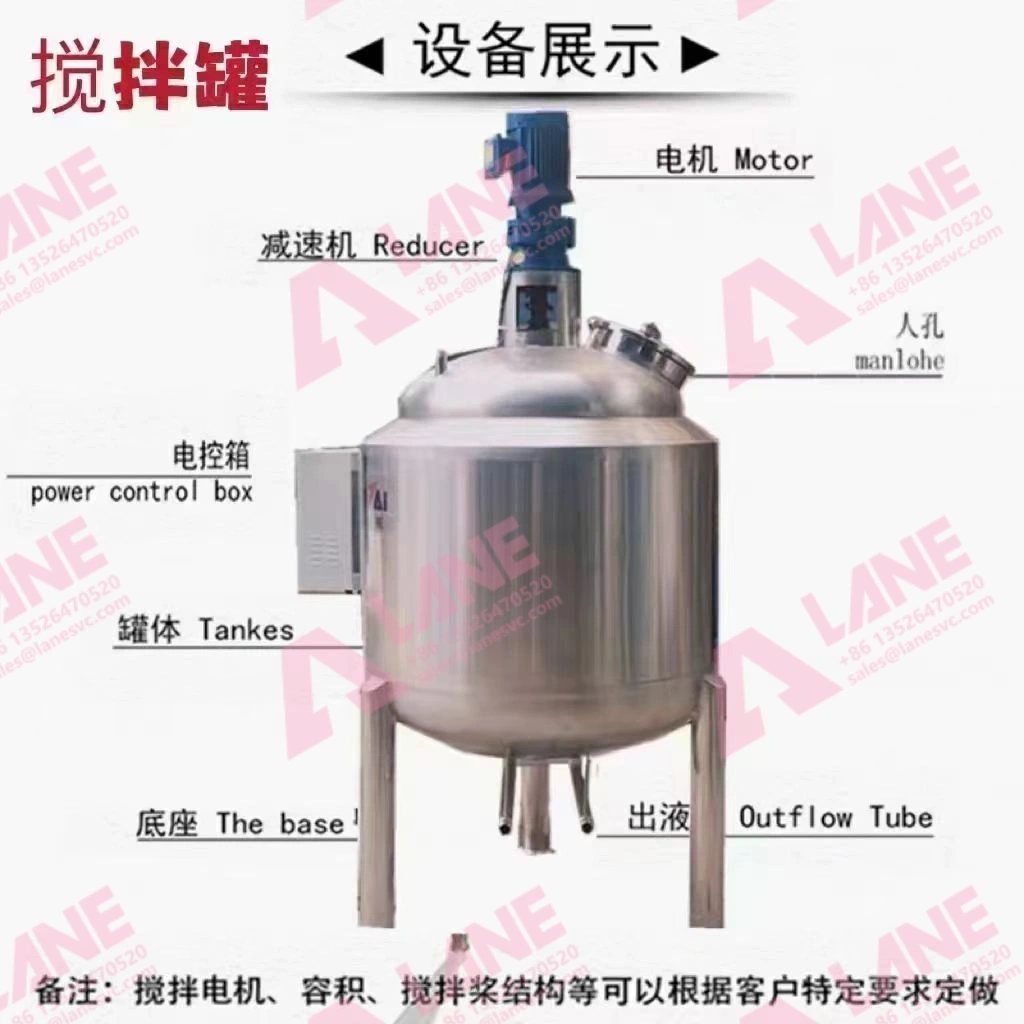 Stainless Steel Mixing Tank for Chemical Reactor Systems – Design and Working Principles